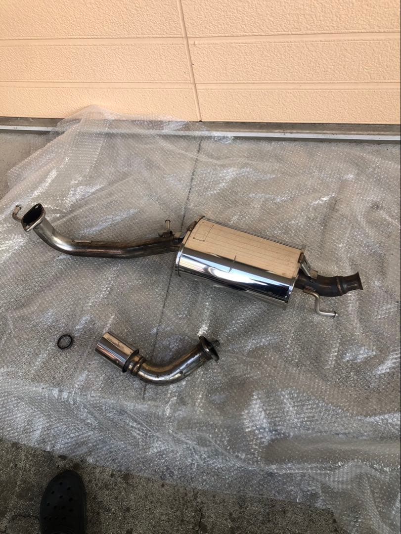 ステンレス製シングル出しマフラー 柿本改