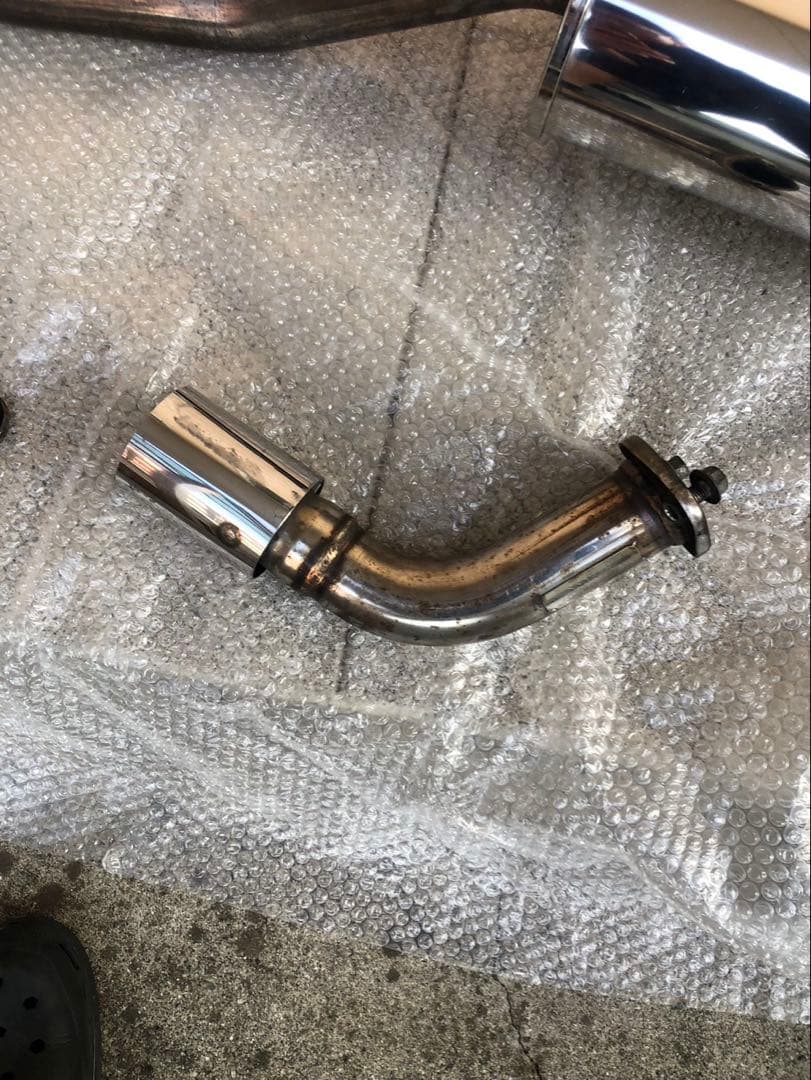 ステンレス製シングル出しマフラー 柿本改