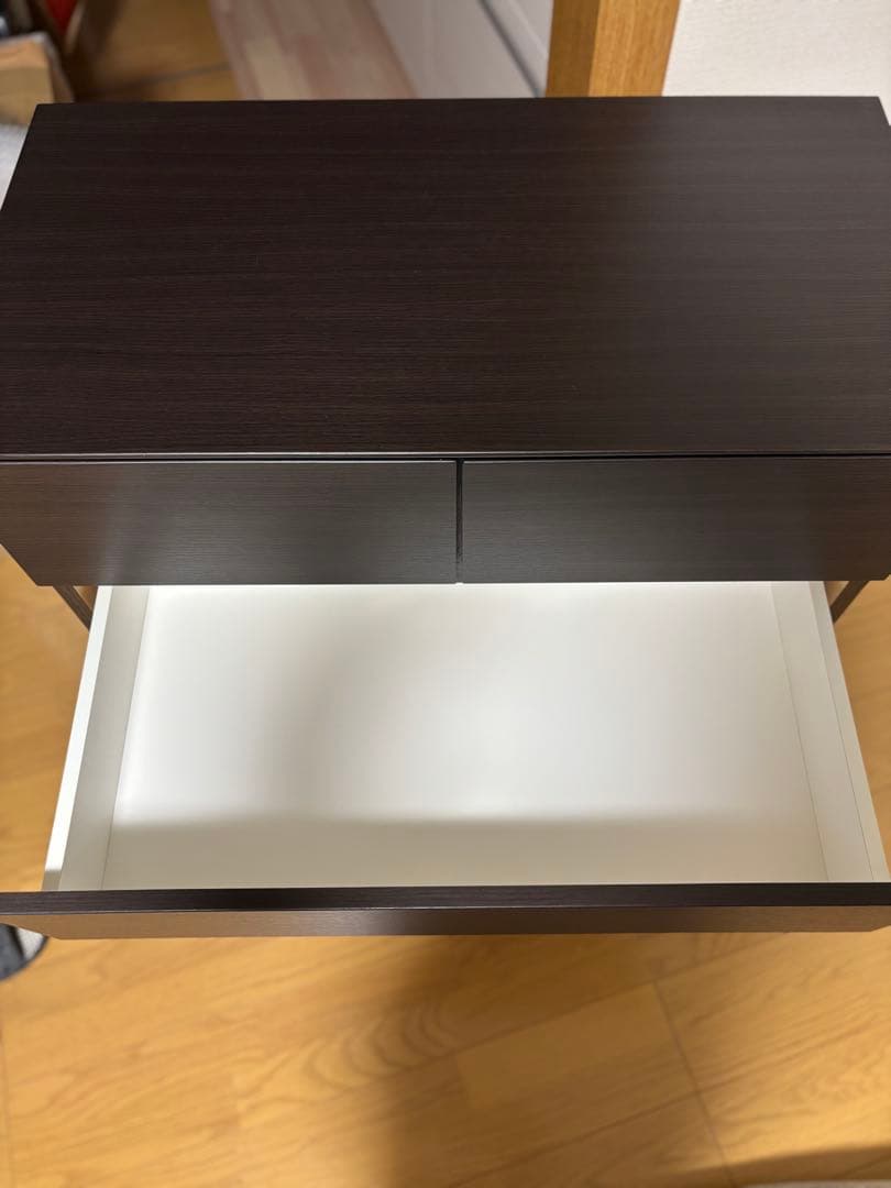 ニトリ ローチェスト(クエス80-4LC DBR)