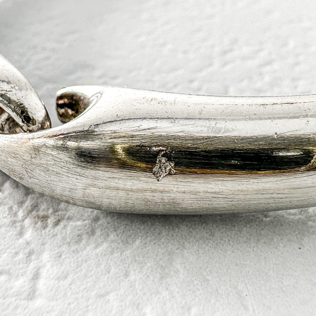  　652　リフレクト　シルバー　バングル　Mサイズ