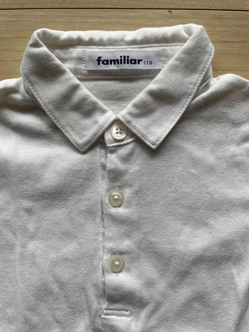 【小学校受験familiar ポロシャツ・ベスト・バミューダパンツセット 110