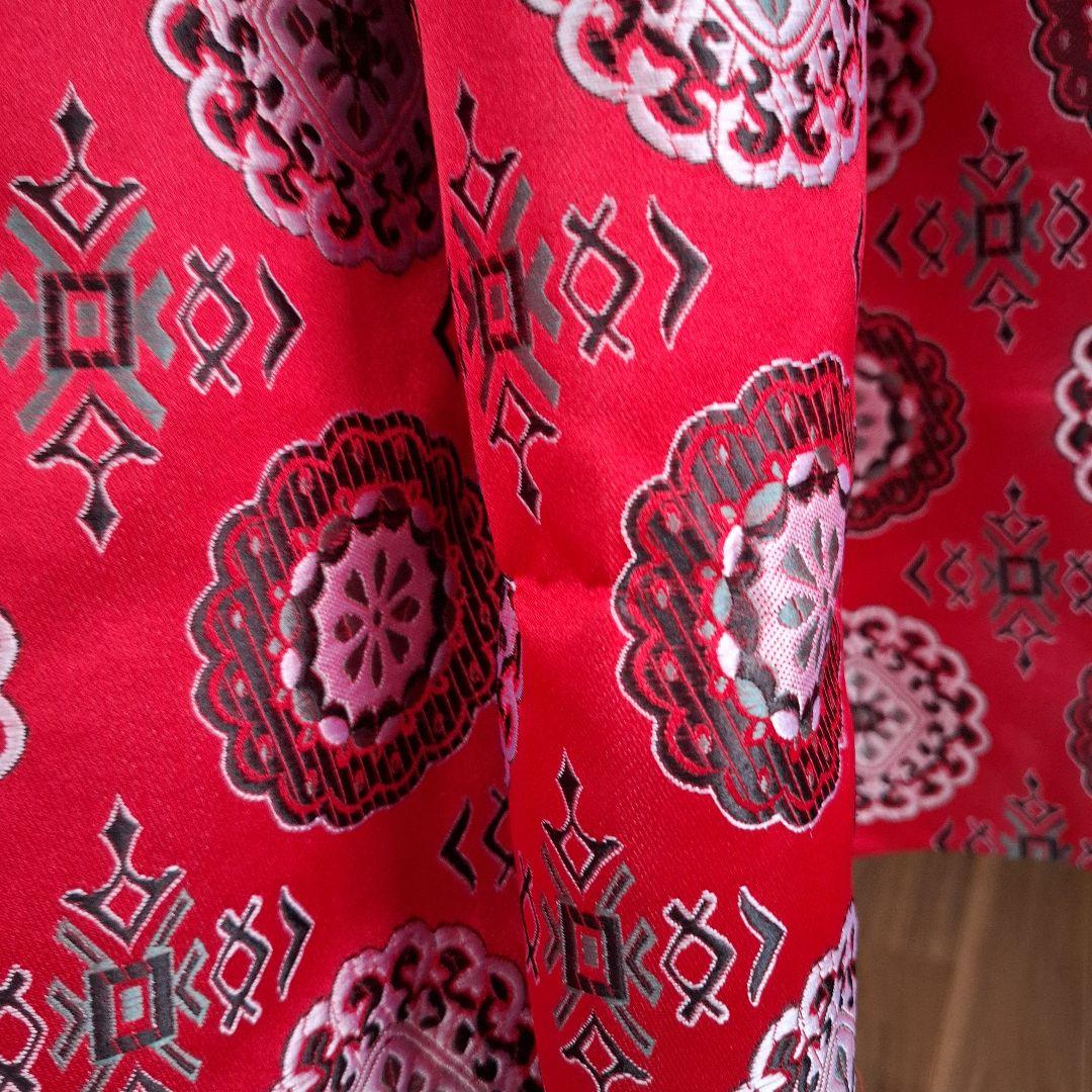 コムデギャルソン ジャガード刺繍 ワイドフレアーパンツ