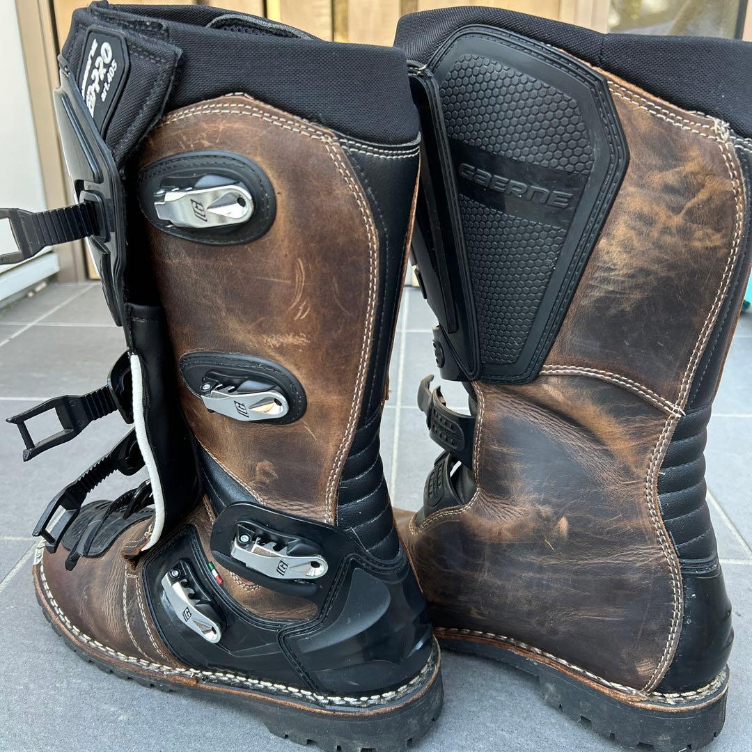 ガエルネ バイク ブーツ ブラウン 28.0㎝