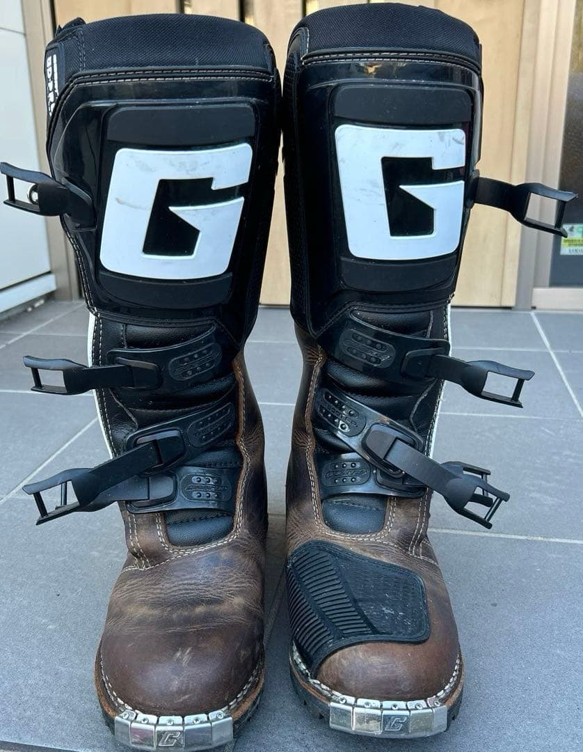 ガエルネ バイク ブーツ ブラウン 28.0㎝