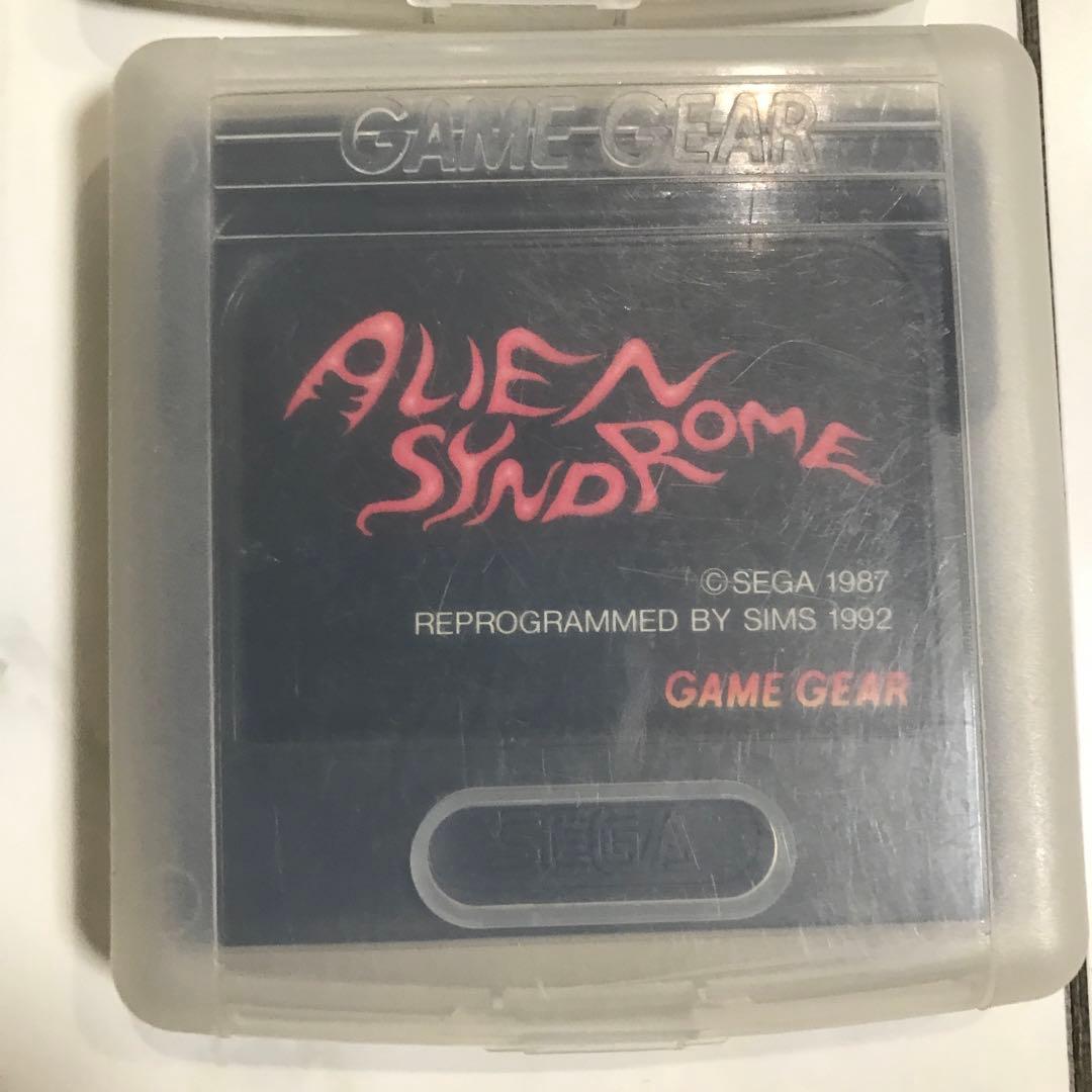 【ジャンク】ゲームギア本体　ソフト2本