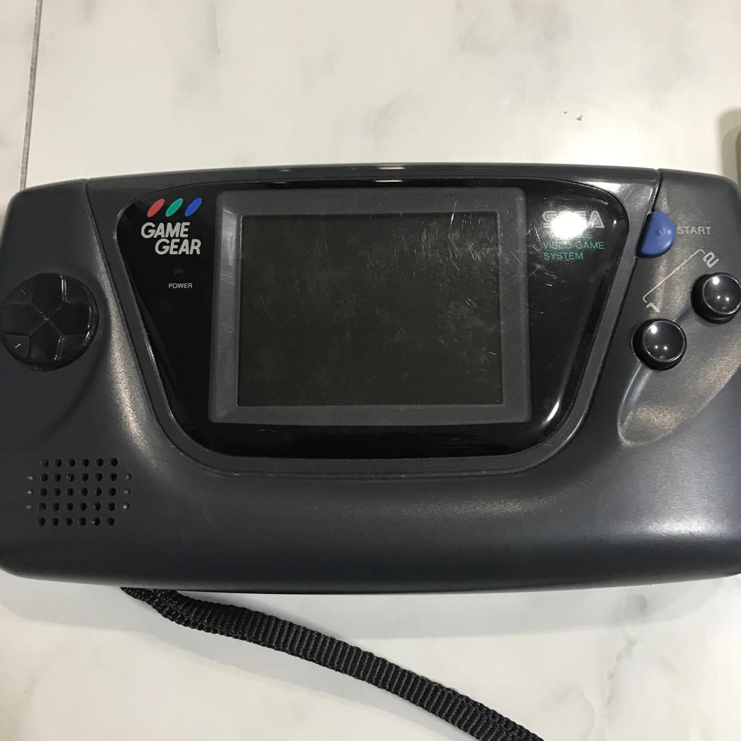 【ジャンク】ゲームギア本体　ソフト2本