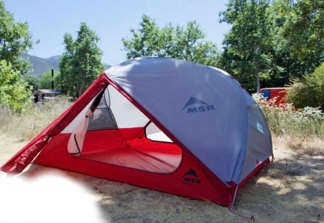 MSR エリクサー3 ELIXIR3 テント　ハンマー付き　フットプリント付き