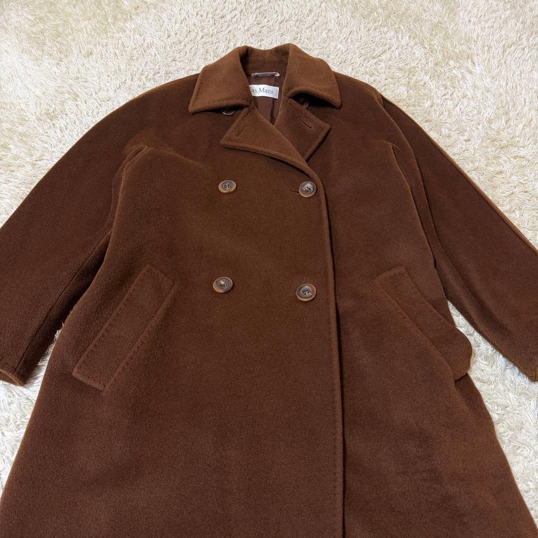 ☆極美品☆マックスマーラ　アイコンコート　101801　カシミヤ　ブラウン　38