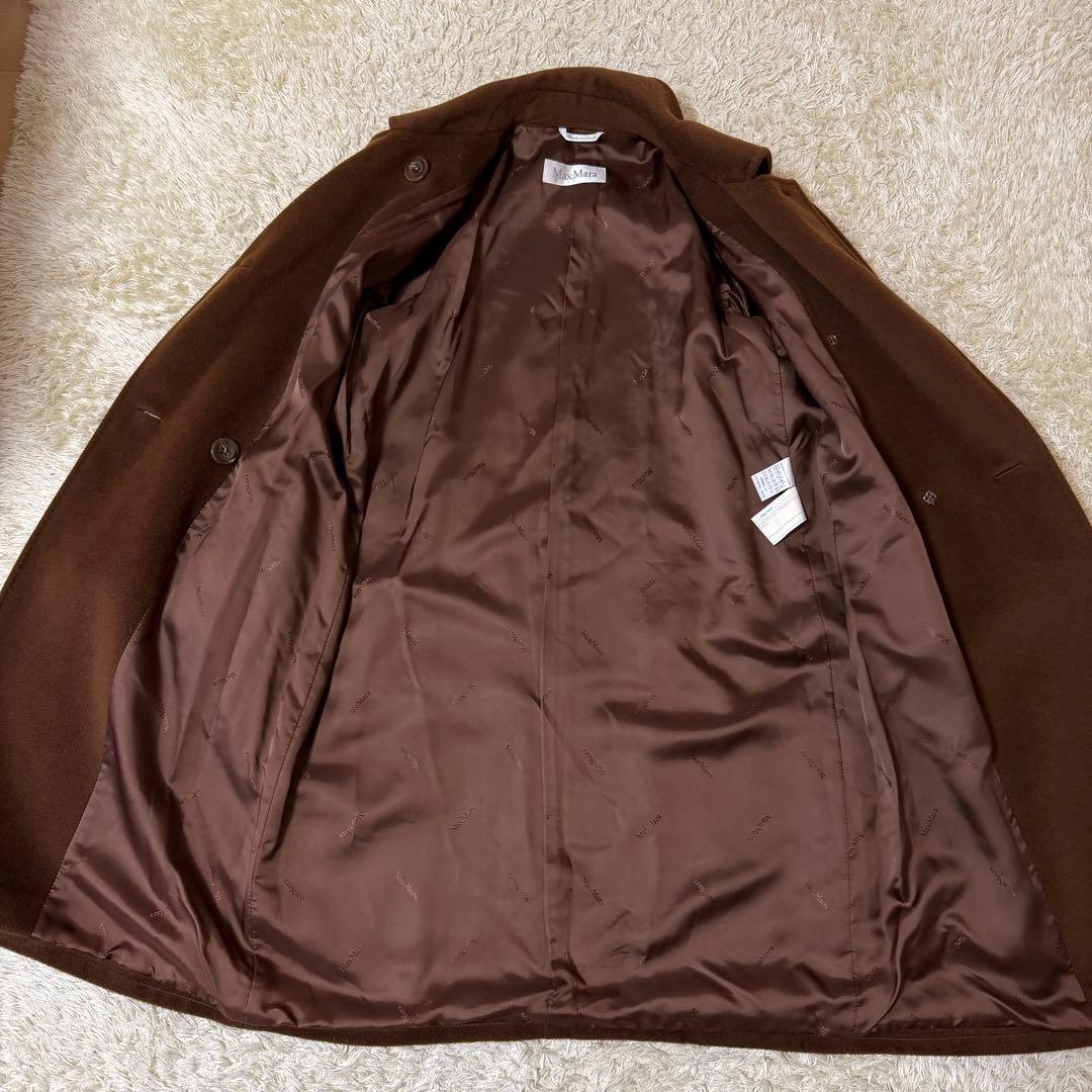 ☆極美品☆マックスマーラ　アイコンコート　101801　カシミヤ　ブラウン　38