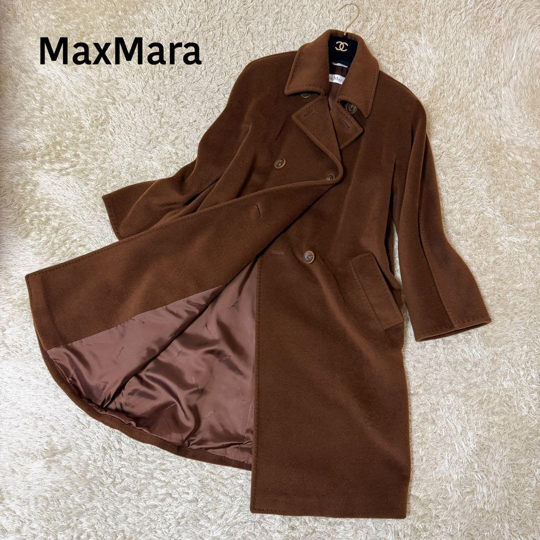 ☆極美品☆マックスマーラ　アイコンコート　101801　カシミヤ　ブラウン　38
