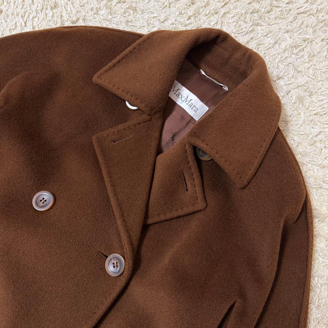 ☆極美品☆マックスマーラ　アイコンコート　101801　カシミヤ　ブラウン　38