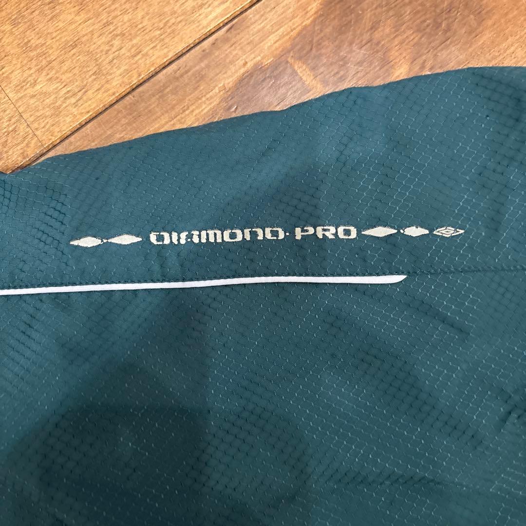 90s アンブロ ピステ上下 中綿 セットアップ 裏起毛 白タグ M