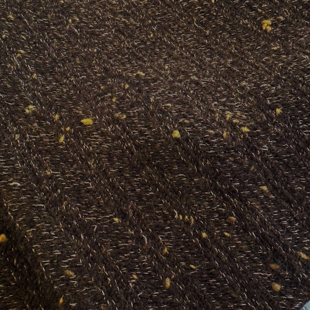 【ネップヤーン•ツイード／リネン×ウール】ギャルリーヴィー／ステンカラーコート