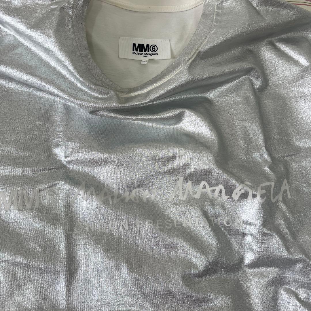 MM⑥ silver T-shirt BIG 希少　ユニセックス
