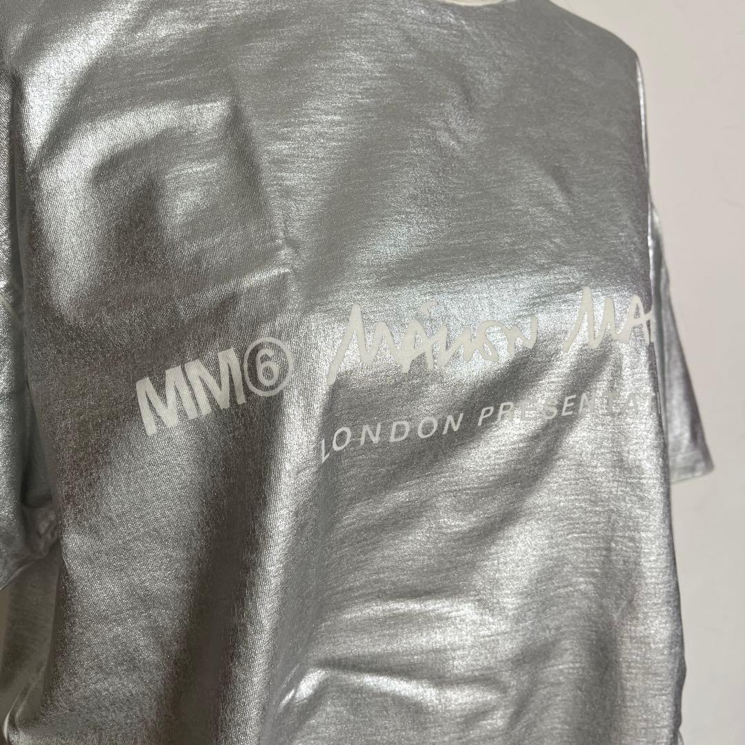 MM⑥ silver T-shirt BIG 希少　ユニセックス
