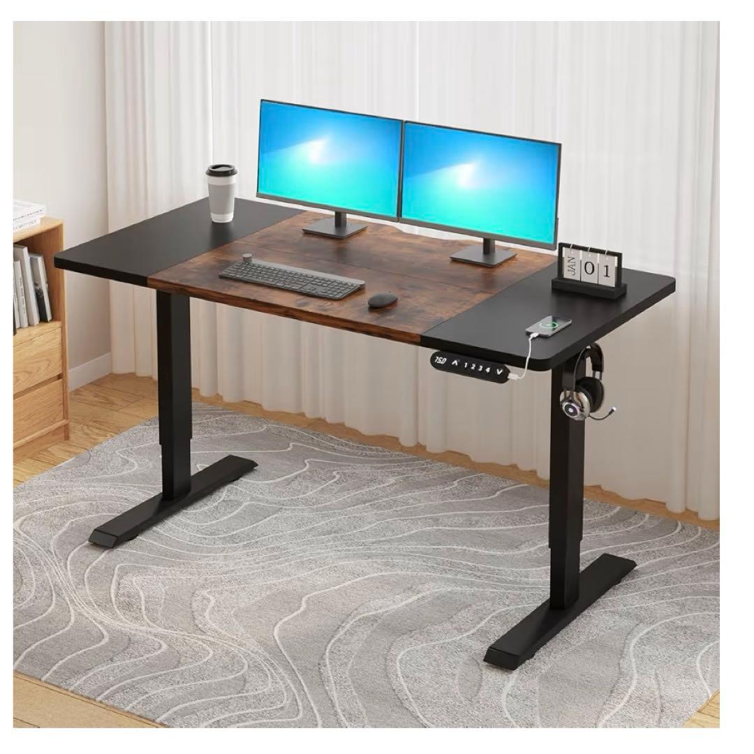 bilbil デスク 昇降式 電動昇降式机 140CM×60CM