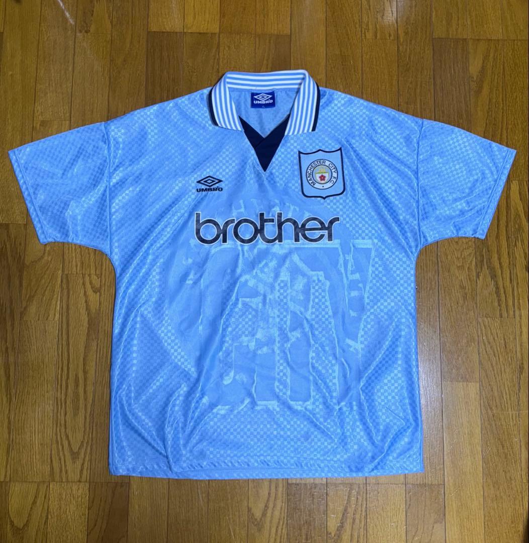 95 / 97マンチェスターシティ　ホーム　ユニフォーム　XL