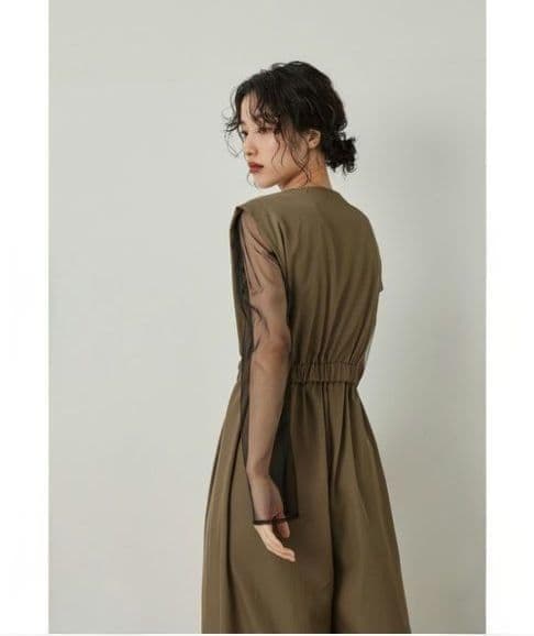 niana ニアナ スタンドアウトカラーオールインパンツ L 大きい ゆったり