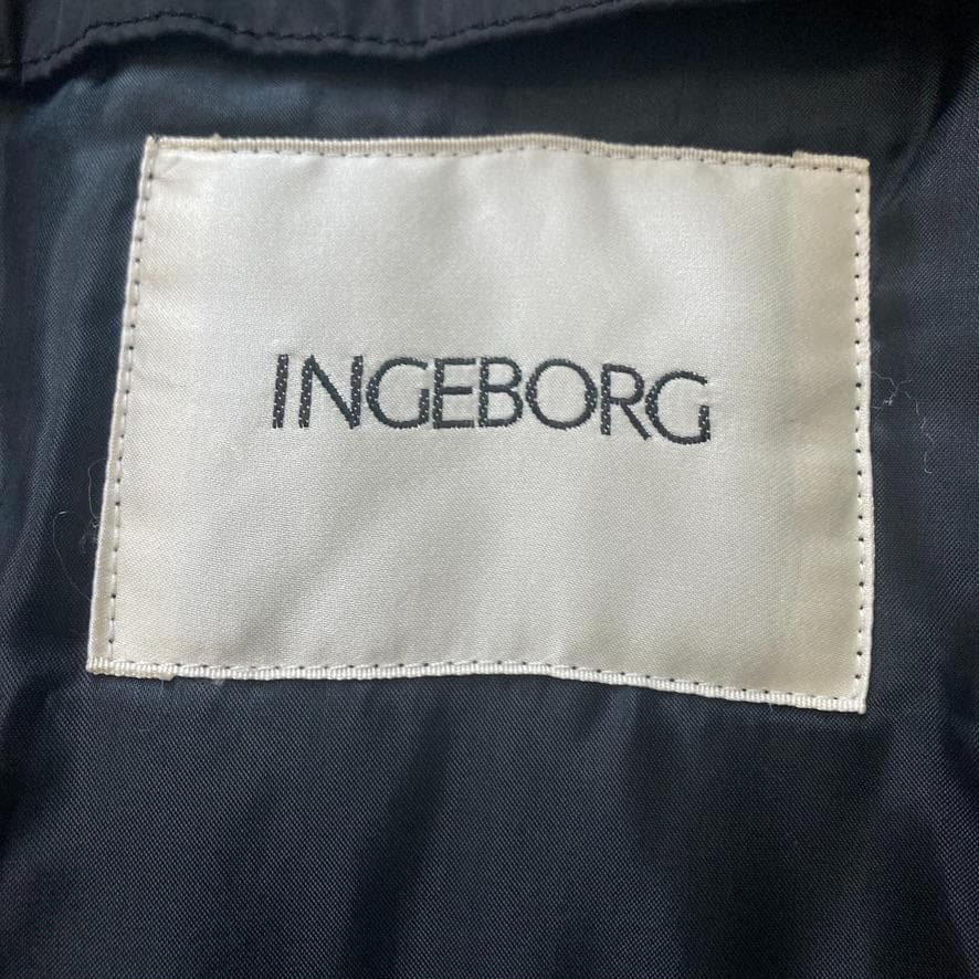 【みっちゃん】インゲボルグ　ライナー付きAラインコート お花パールボタン