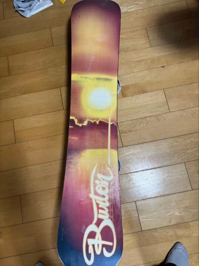 BURTON バートン　カスタム　スノーボード板　スノーボードセット