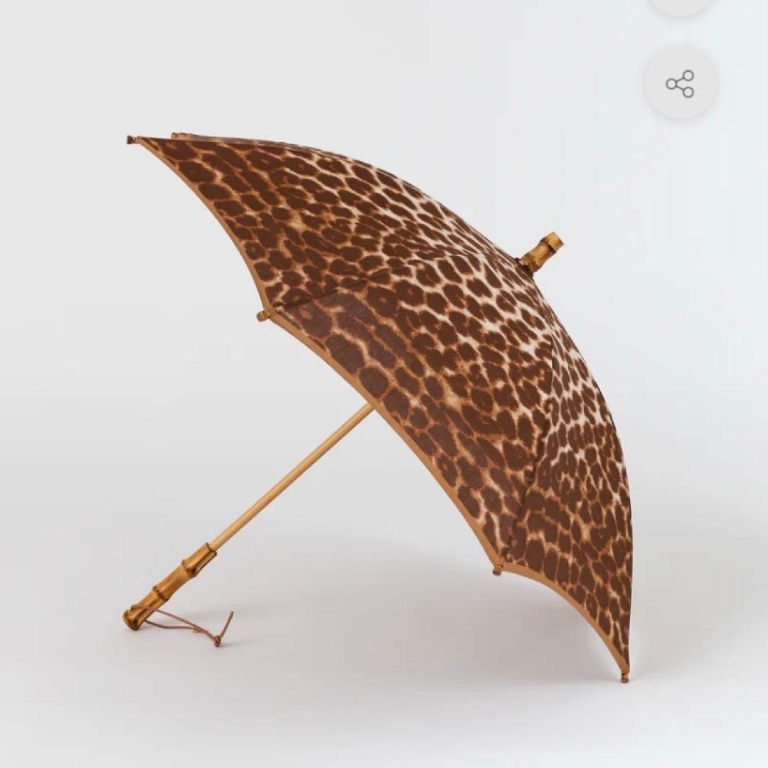 【新品未使用】manipuri 晴雨兼用日傘 レオパードベグ