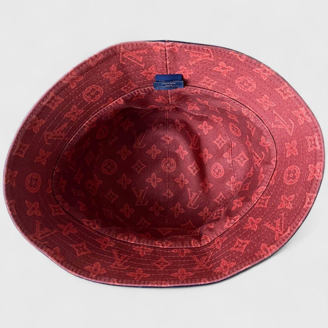 美品 ルイヴィトン シャポー モノグラム レコード リバーシブル バケットハット