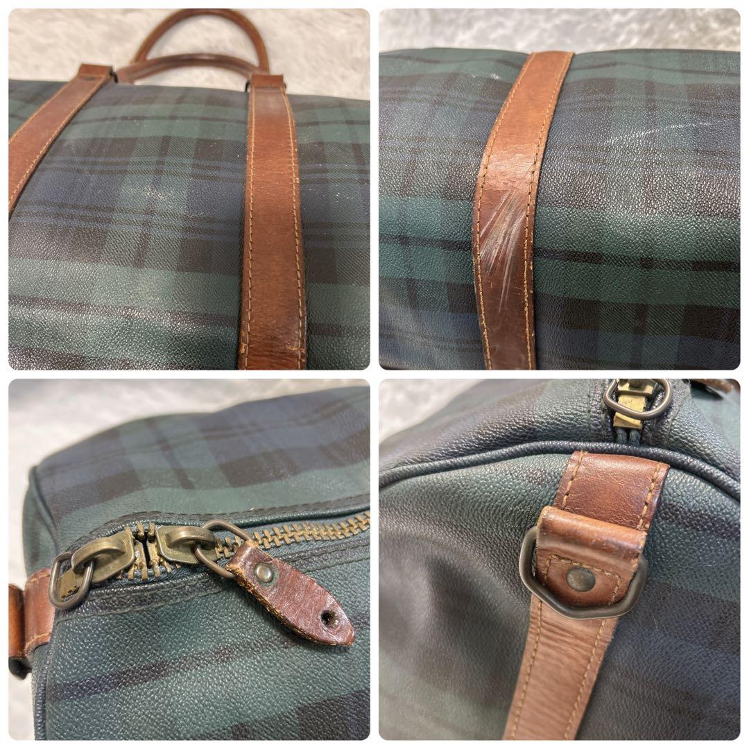 ラルフローレン ブラックウォッチ ボストンバッグ　特大　大容量 ビンテージ 希少