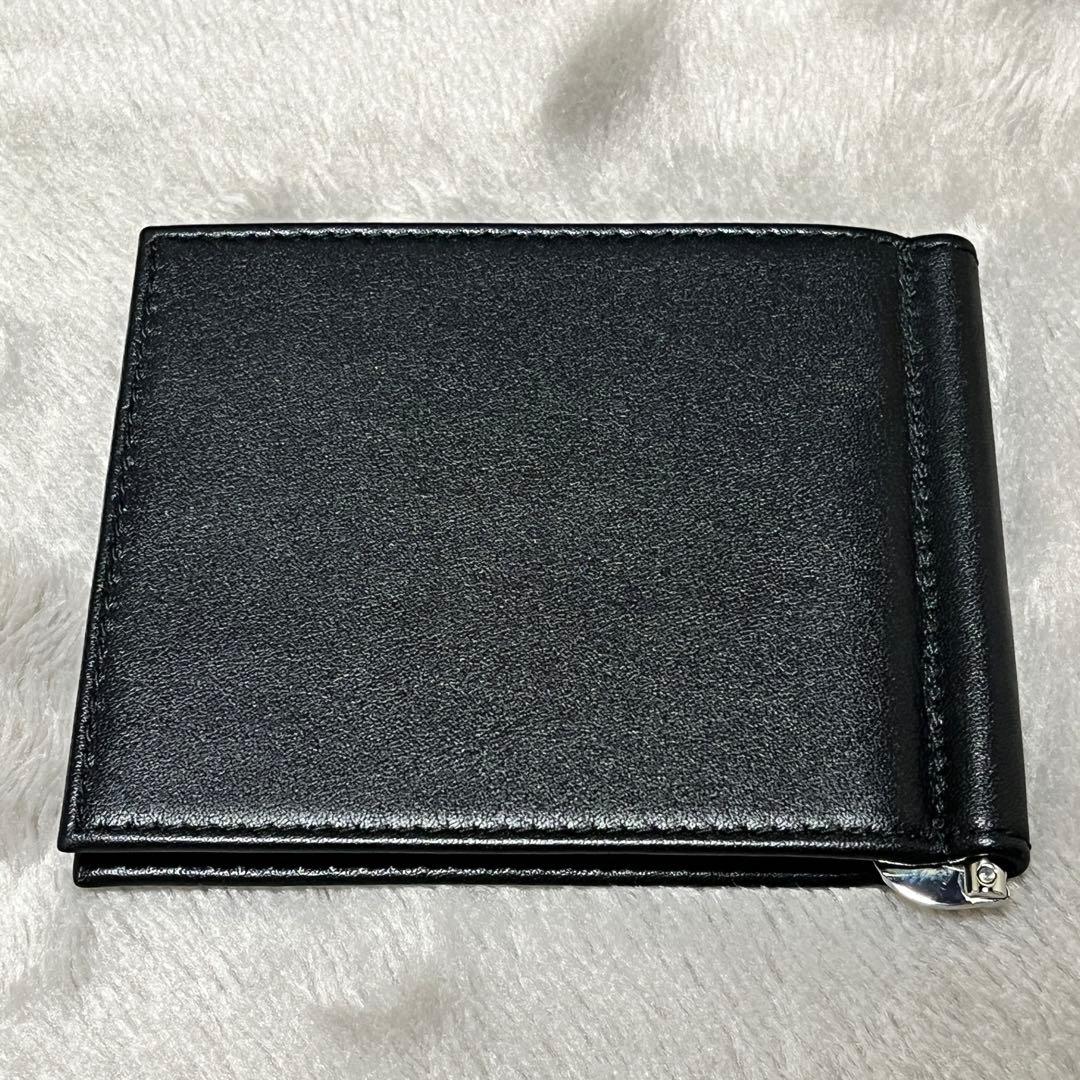 PRADA サフィアーノ マネークリップ付二つ折り財布 カードケース