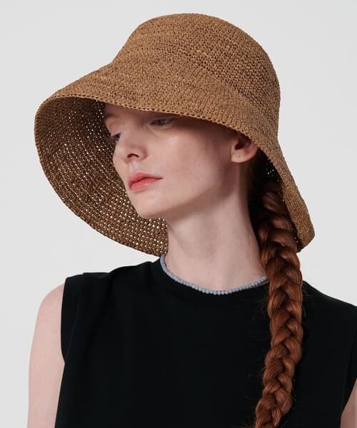 em. MAISON N.H PARIS NOA HAT ハット ブラウン