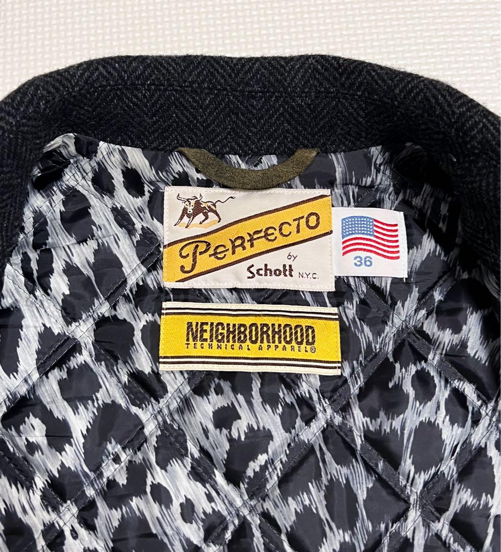 美品 Perfecto by Schott ウール コート ピーコート アウター