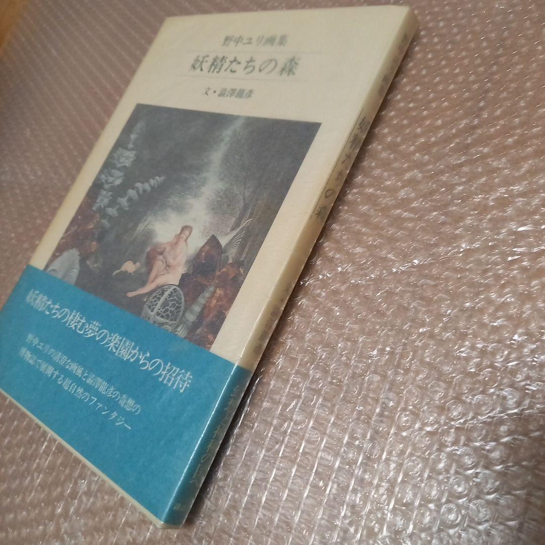 野中ユリ先生著作　野中ユリ画集　妖精たちの森　文　澁澤龍彦先生　初版カバー帯付属