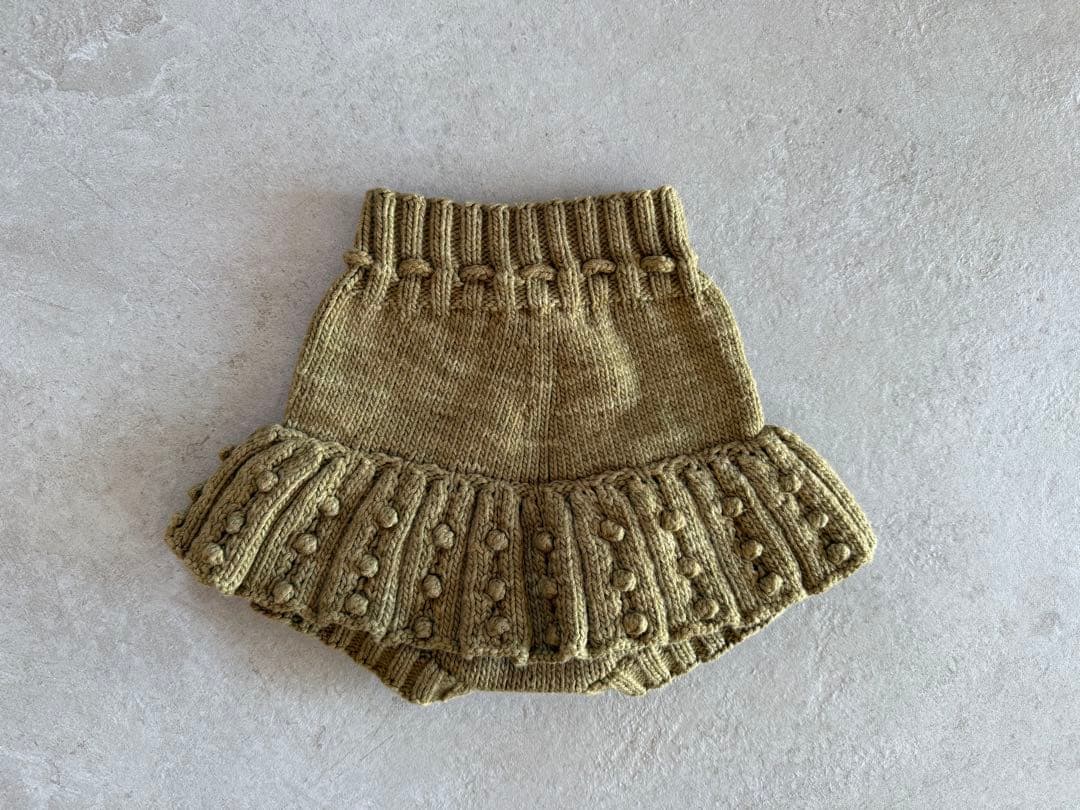 ボトムス Eyelet Popcorn Skating Skirt-Tarragon 2y