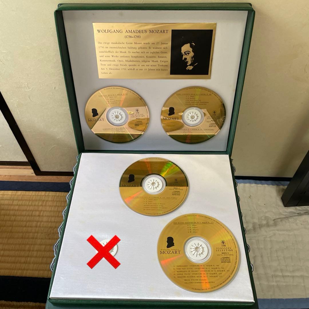 モーツァルト　純金CD　4枚組BOX CD