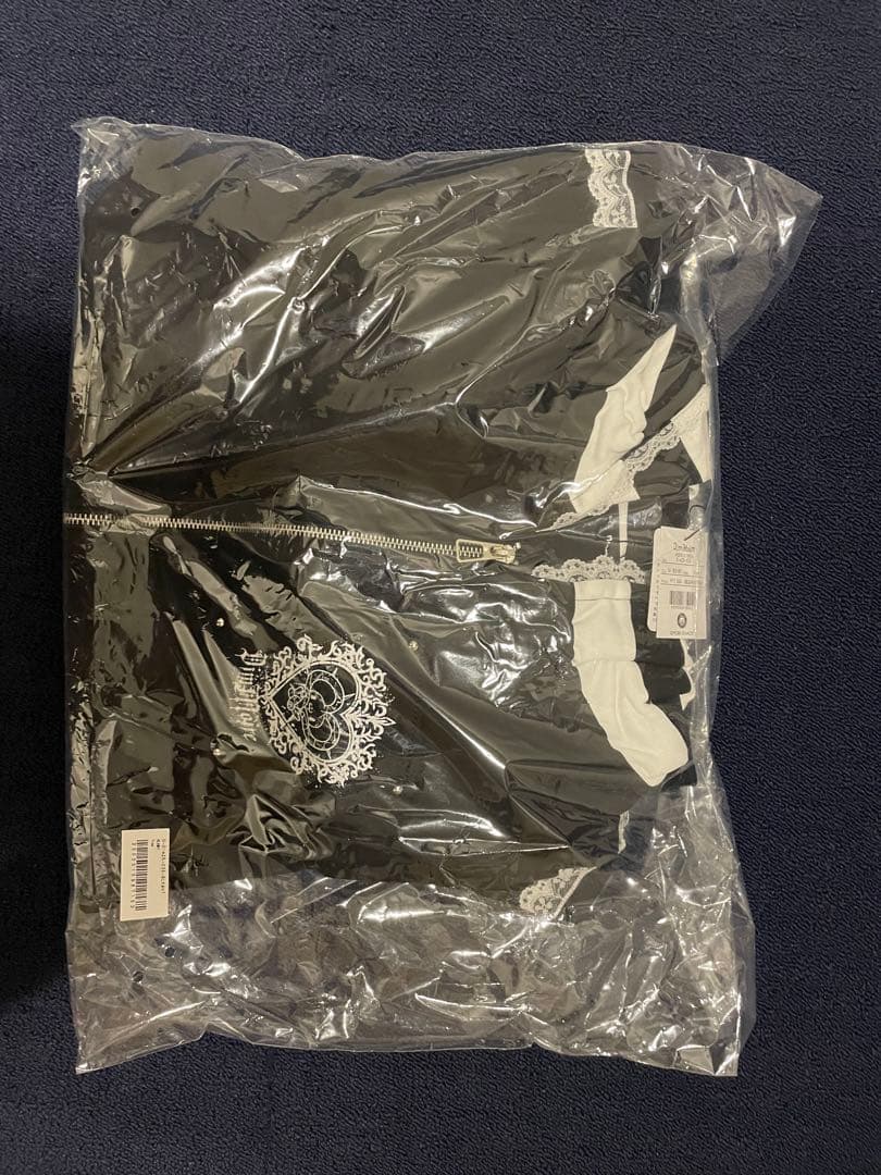 DimMoire ディムモアール 汎用うさぎパーカー Black&White