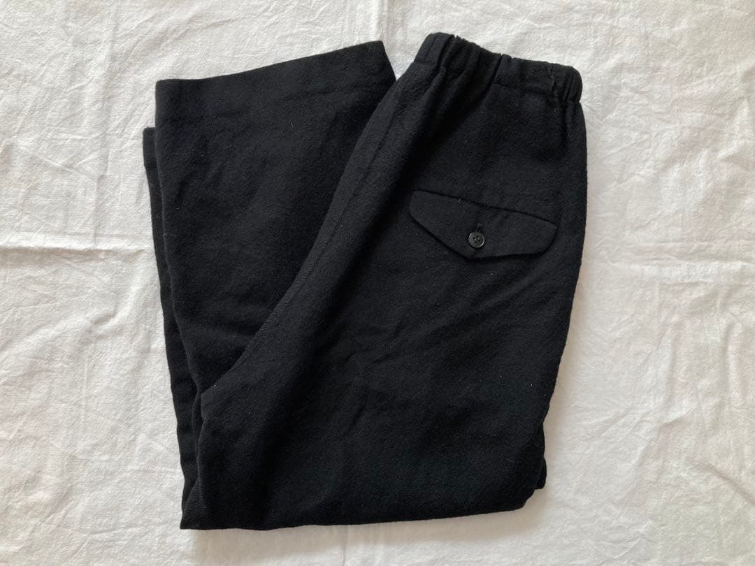 ゴーシュ ウール ソフトサージ ワイドパンツ