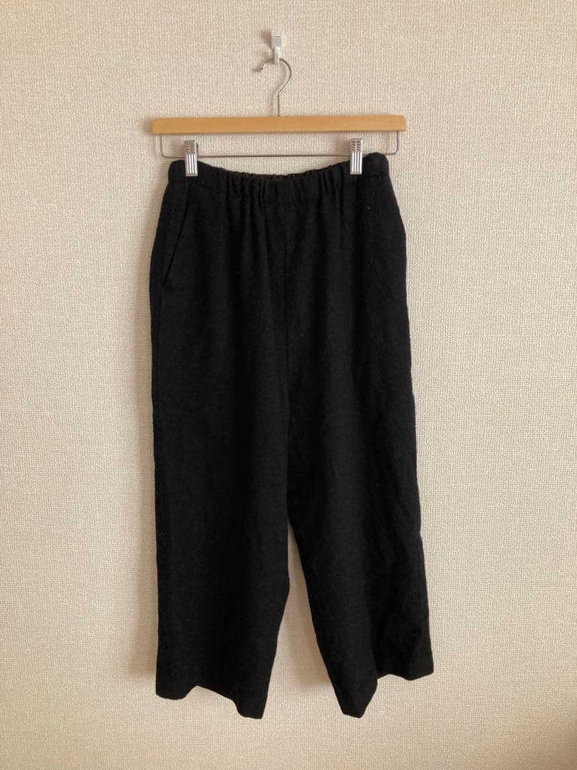 ゴーシュ ウール ソフトサージ ワイドパンツ