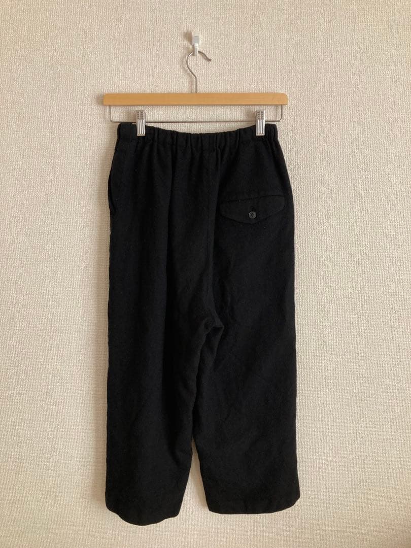 ゴーシュ ウール ソフトサージ ワイドパンツ