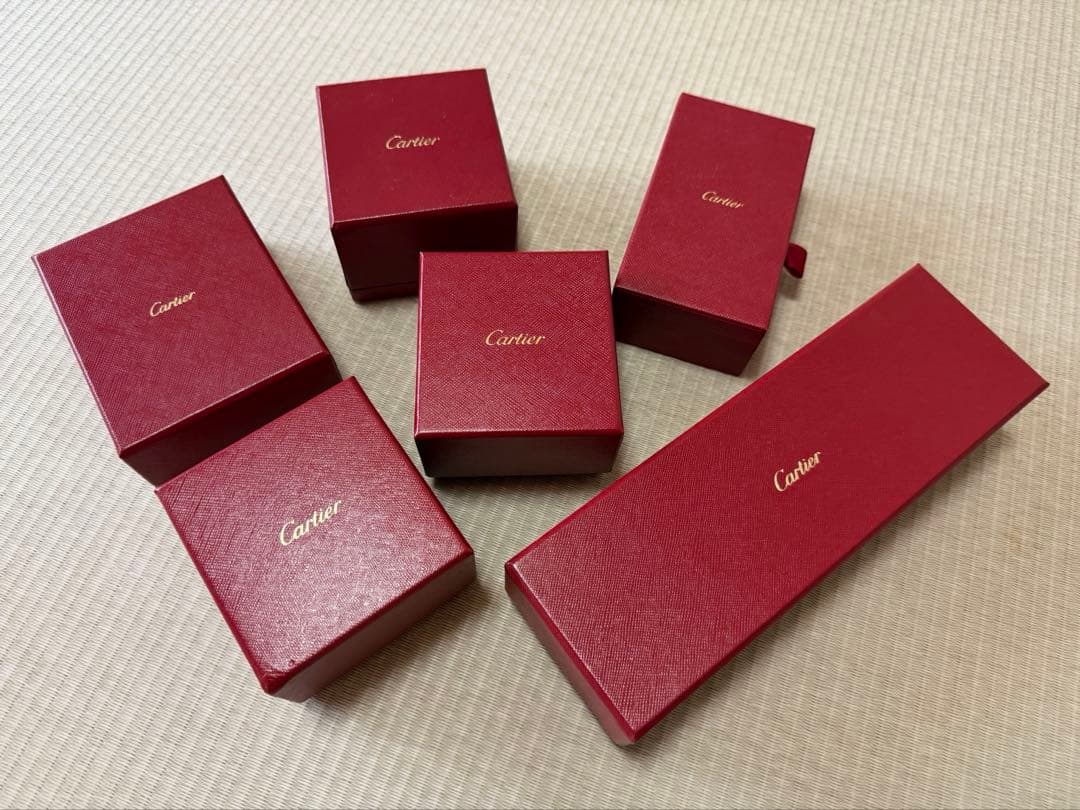【美品】Cartier ジュエリーボックス 6個セット