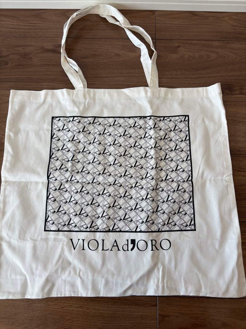 極美品！VIOLAd’ORO 2WAミニトート　ホワイト
