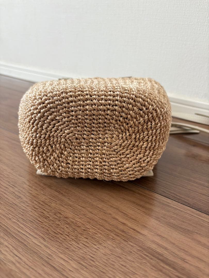 極美品！VIOLAd’ORO 2WAミニトート　ホワイト