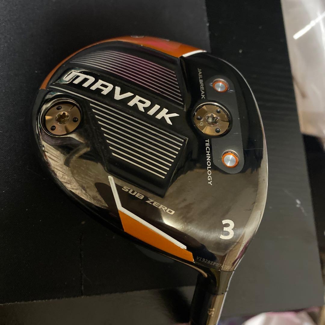 キャロウェイ MAVRIK SUBZERO 3W 希少X TENSEI CK70