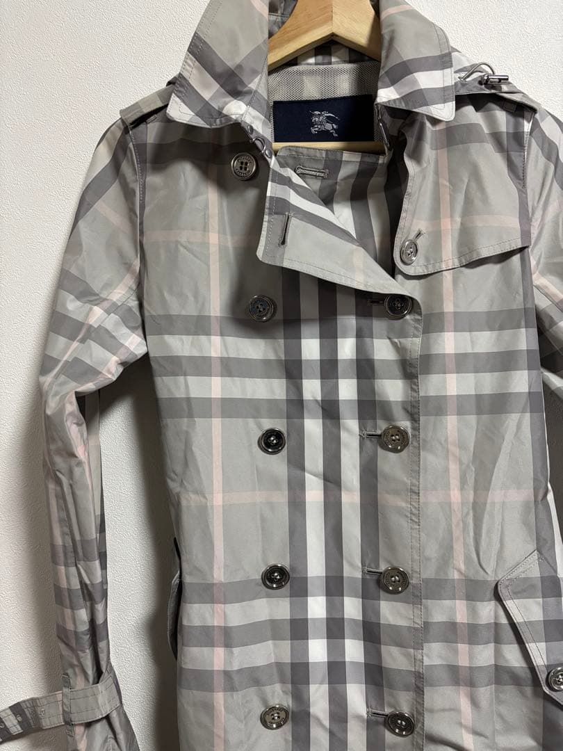 L*y様 超美品❗️バーバリーロンドン トレンチコート ベルト チェック 38