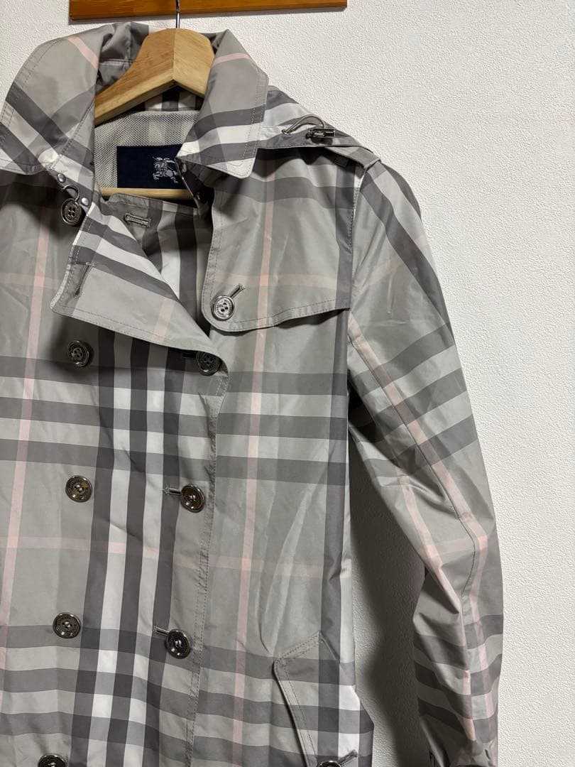 L*y様 超美品❗️バーバリーロンドン トレンチコート ベルト チェック 38