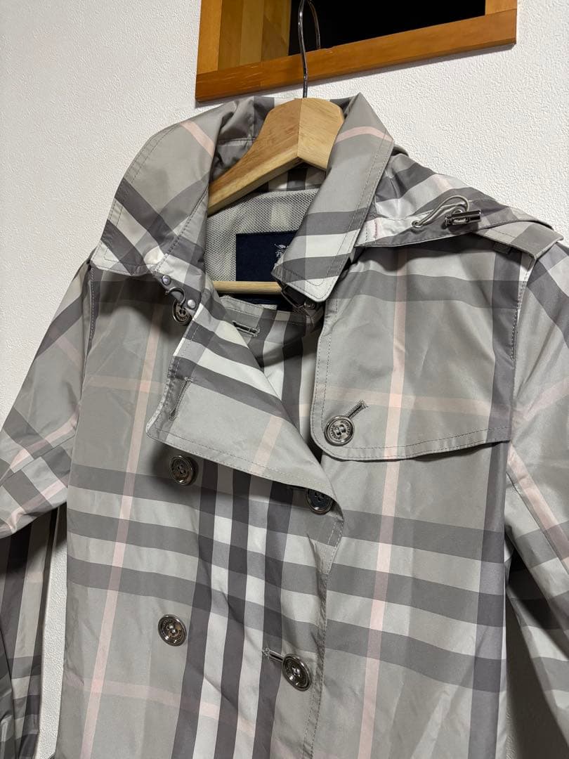 L*y様 超美品❗️バーバリーロンドン トレンチコート ベルト チェック 38