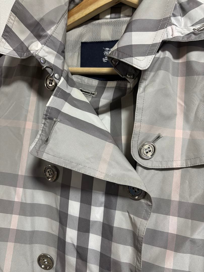 L*y様 超美品❗️バーバリーロンドン トレンチコート ベルト チェック 38