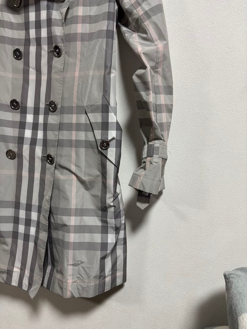 L*y様 超美品❗️バーバリーロンドン トレンチコート ベルト チェック 38