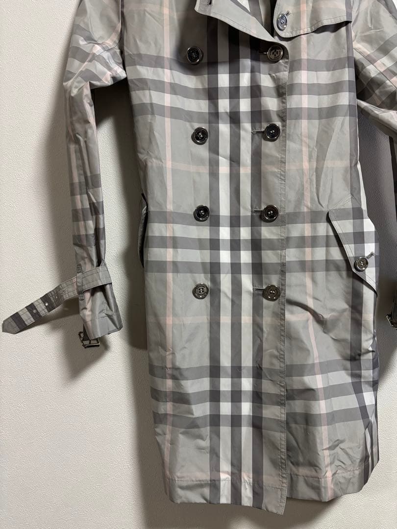 L*y様 超美品❗️バーバリーロンドン トレンチコート ベルト チェック 38