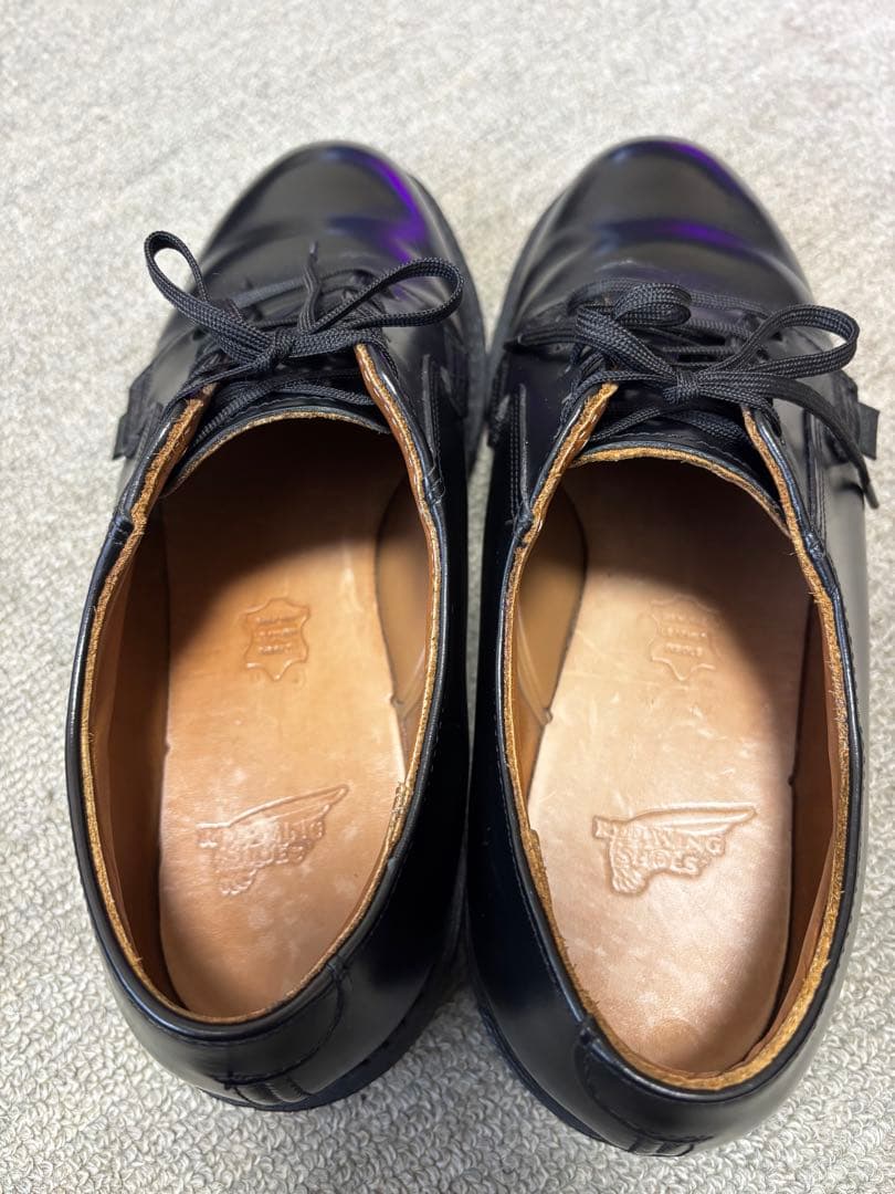 【美品】RED WING 101 ポストマン ブラック 8D 約26cm USA