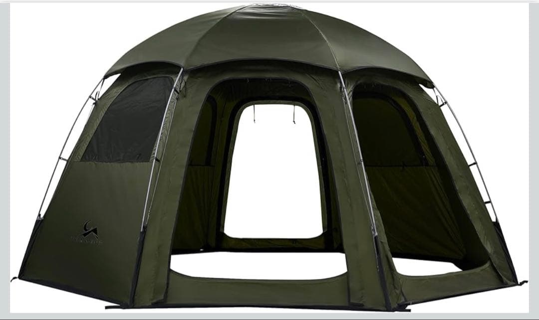 ドームテント ポリエステル生地 日除け 遮光性 コンパクト収納 1