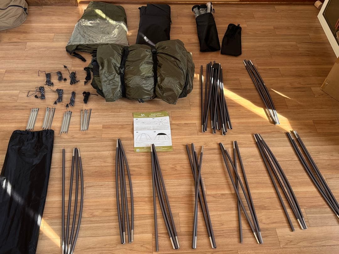 ドームテント ポリエステル生地 日除け 遮光性 コンパクト収納 1